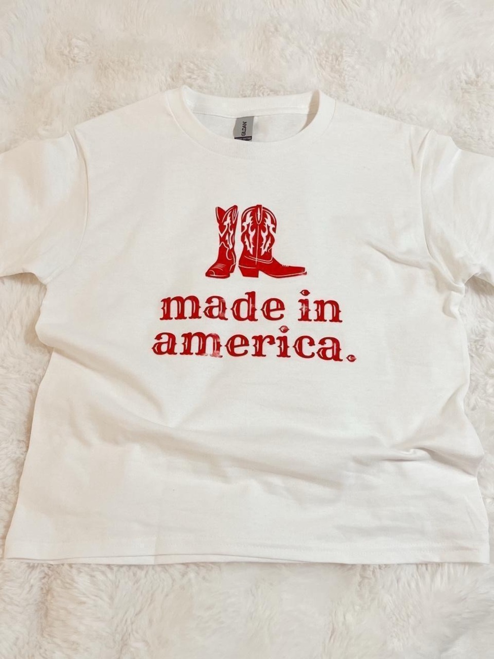 made in america fourth of july baby tee